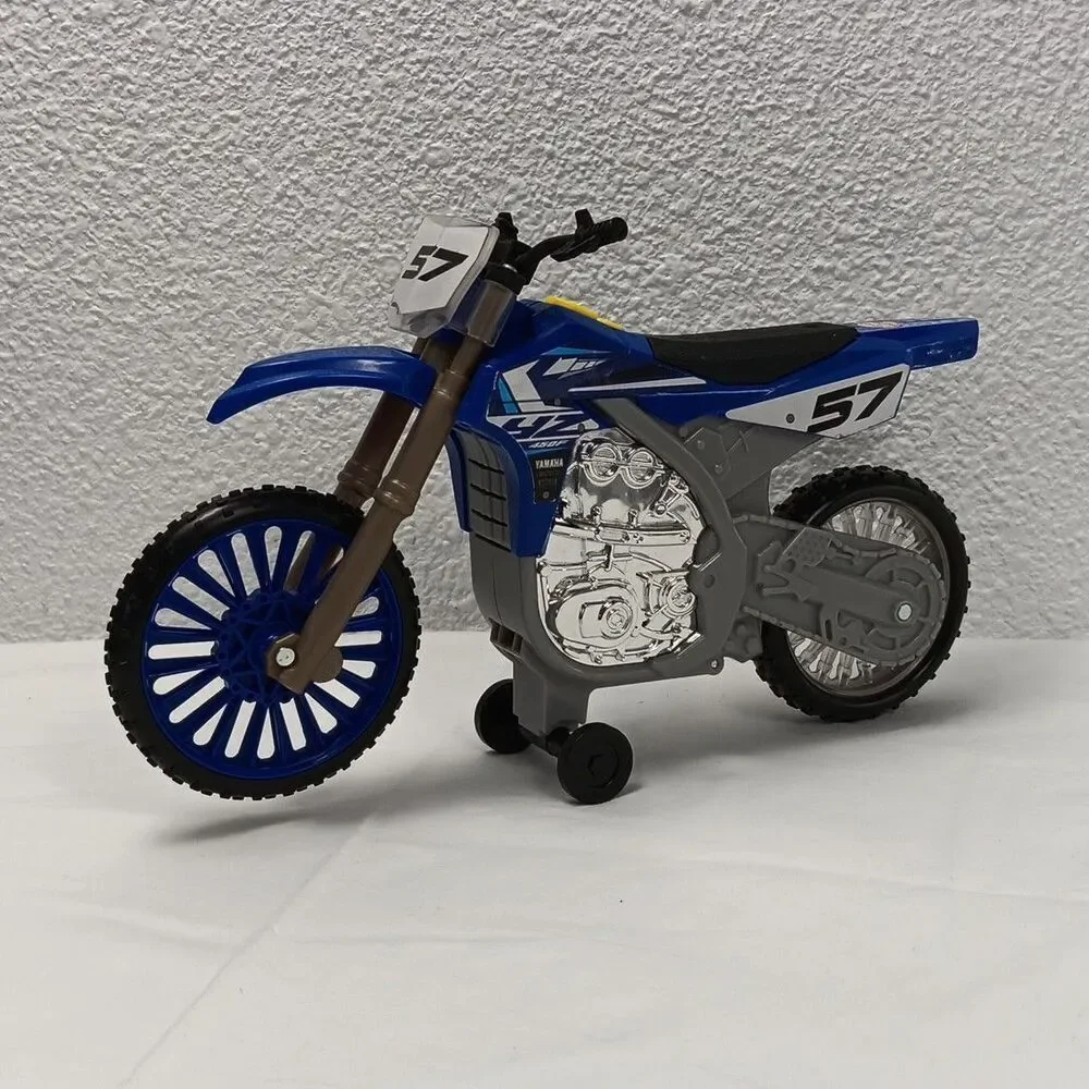 Dickie Toys Wheelie Raiders Yamaha YZ Motorcycle Battery Operated Engine Noises